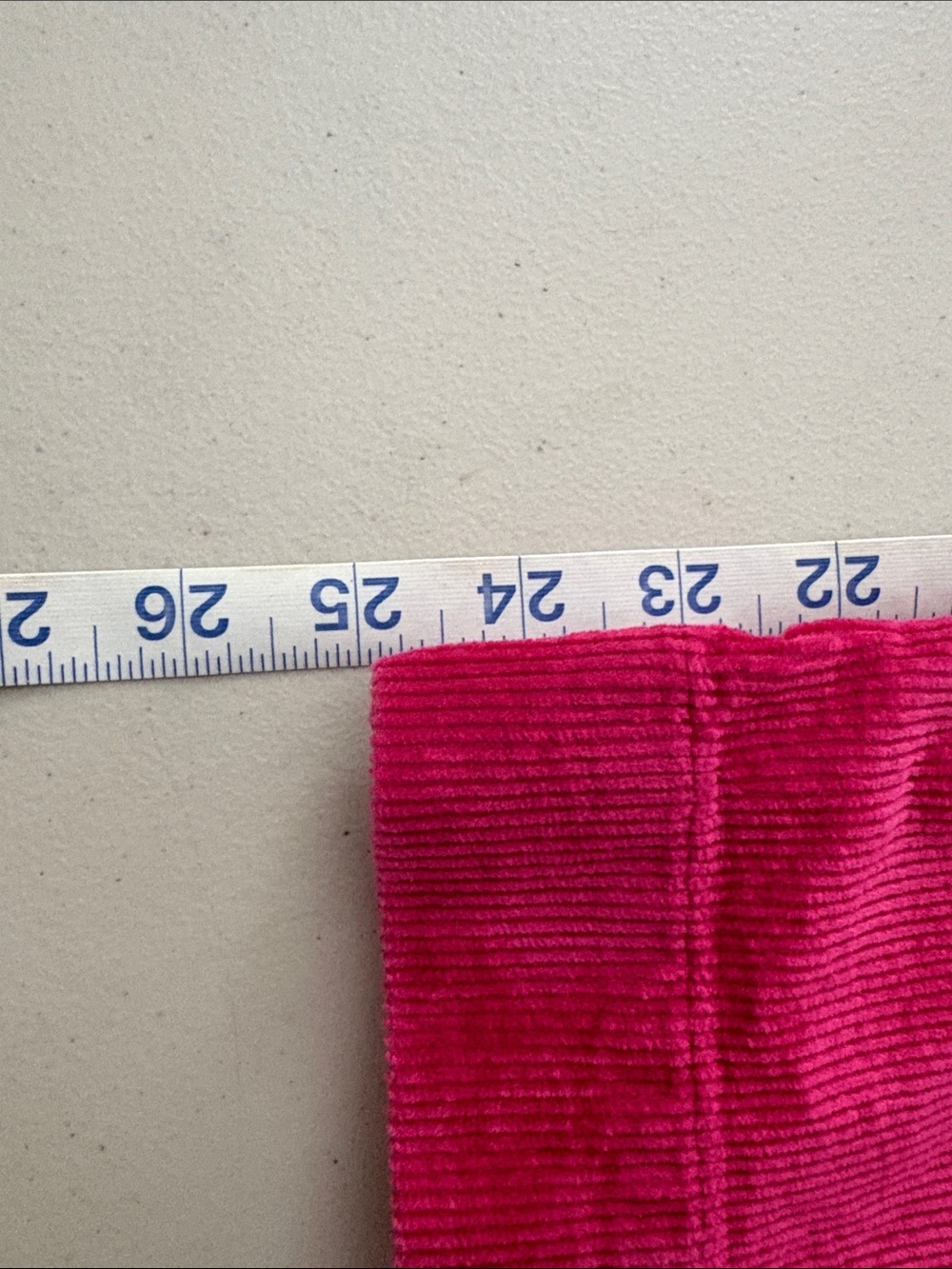 Maeve by Anthropology “The Colette”Bright Pink Wide-Leg Cropped Corduroy Pants - Picture 4 of 5